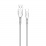 Кабель ColorWay USB-USB Type-C (line-drawing), 2.4А, 1м, White (CW-CBUC029-WH) (23670-03)