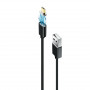 Кабель Grand-X USB-microUSB, магнітний, 1м, Black (MG-01M) (23840-03)