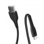 Кабель ColorWay USB-MicroUSB, 2.4А, 1м, PVC + Led, Black (CW-CBUM034-BK) (24140-03)