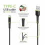 Кабель Intaleo CBFLEXT1 USB-USB Type-C 1.2м Black (1283126487484) (24250-03)