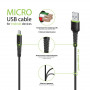 Кабель Intaleo CBFLEXM2 USB-microUSB 2м Black (1283126521430) (29610-03)