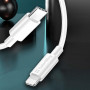 Кабель ColorWay USB-C-Lightning, 3.0А, 1м, White (CW-CBPDCL032-WH) (23490-03)