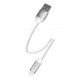 Кабель ColorWay USB-Lihgtning, 0.25м White (CW-CBUM-LM25W) (21770-03)