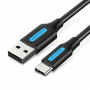 Кабель Vention USB Type-C - USB, 1.5m, Black (COKBG) (25010-03)