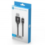 Кабель HP USB - Lightning, 2м, чорний (DHC-MF100-2M) (26211-03)