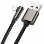 Кабель Baseus Legend Series Elbow USB-Lightning, 2м, Black (CALCS-A01) (28961-03)