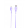 Кабель SkyDolphin S22T Soft Silicone USB - USB Type-C 1м, Violet (USB-000603)