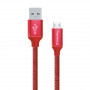 Кабель ColorWay USB-MicroUSB, 1м Red (CW-CBUM002-RD) (22001-03)