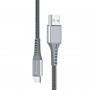 Кабель Grand-X USB-USB Type-C, 3A, 1.2м, Fast Сharge, Grey (FC-12G)