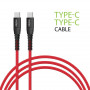 Кабель Intaleo CBRNYTT1 USB Type-C-USB Type-C 1.2м Red (1283126504112) (24261-03)