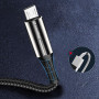 Кабель ColorWay USB-MicroUSB, 2.4А, 1м, Zinc Alloy + Led, Black (CW-CBUM035-BK) (24141-03)