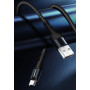 Кабель ColorWay USB-microUSB, nylon, 2.4А, 1м, Black (CW-CBUM045-BK) (26472-03)