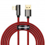 Кабель Baseus Legend Series Elbow USB-Lightning, 2м, Red (CACS000109) (28962-03)
