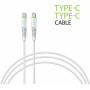 Кабель Intaleo CBFLEXTT1 USB Type-C-USB Type-C 1.2м White (1283126501296) (24262-03)