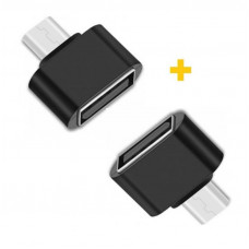 Адаптер XoKo AC-050 USB-microUSB Black 2шт. (XK-AC050-BK2)