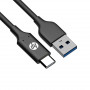 Кабель HP USB - USB-C, 1м, чорний (DHC-TC102-1M) (30732-03)