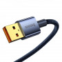 Кабель Baseus Explorer USB-USB Type-C, 5A, 100W, 1м Blue (CATS000203) (33582-03)