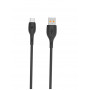 Кабель SkyDolphin S22T Soft Silicone USB - USB Type-C 1м, Black (USB-000604) (29332-03)