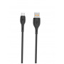 Кабель SkyDolphin S22T Soft Silicone USB - USB Type-C 1м, Black (USB-000604)