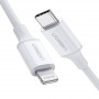 Кабель Ugreen US171 USB-C - Lightning, 1.5м, White (60748)