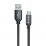 Кабель ColorWay USB-MicroUSB, 1м Black (CW-CBUM002-BK) (22002-03)