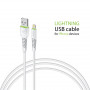 Кабель Intaleo CBFLEXL0 USB-Lightning 0.2м White (1283126487439) (24272-03)