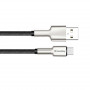Кабель ColorWay USB-microUSB, head metal, 2.4А, 1м, Black (CW-CBUM046-BK) (26473-03)