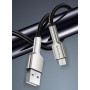 Кабель ColorWay USB-microUSB, head metal, 2.4А, 1м, Black (CW-CBUM046-BK) (26473-03)