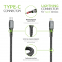 Кабель Intaleo CBGPD30WTL1 USB-Lightning 1.2м Grey (1283126518089) (29493-03)