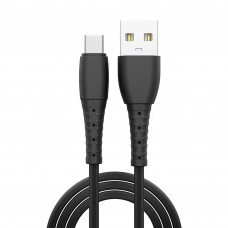 Кабель Grand-X USB-USB Type C, 3A, 1м, Black (PC-02)