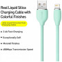 Кабель Baseus Jelly Liquid Silica Gel USB-Lightning, 2.4A, 2м Green (CAGD000106)