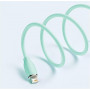 Кабель Baseus Jelly Liquid Silica Gel USB-Lightning, 2.4A, 2м Green (CAGD000106)