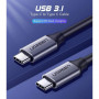 Кабель Ugreen US161 USB - USB-C, 1.5м, Gray (50751) (33953-03)