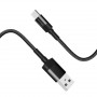 Кабель Grand-X USB-USB Type-C, 3A, Cu, 1м, Fast Сharge, Black (FC-03)
