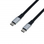 Кабель Grand-X USB Type-C - USB Type-C, Power Delivery, 65W, 1м, Black (TPC-02) (23673-03)