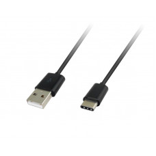 Кабель Global MSH-CA-001 USB-USB Type-C 1м Black (1283126474675)