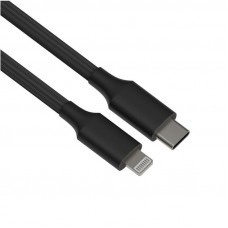 Кабель HP USB-C - Lightning, PD3.0, 1м, чорний (DHC-MF103-1M)