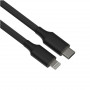 Кабель HP USB-C - Lightning, PD3.0, 1м, чорний (DHC-MF103-1M) (26214-03)