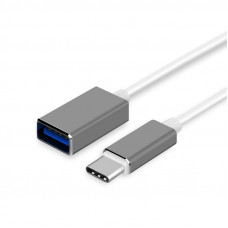 Адаптер XoKo AC-120 USB-USB Type-C Grey (XK-AC120-GR)