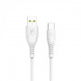 Кабель SkyDolphin S08T USB - Type-C 1м, White (USB-000562) (26714-03)