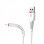 Кабель SkyDolphin S54T Soft USB - Type-C 1м, White (USB-000431)