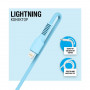 Кабель ACCLAB AL-CBCOLOR-L1BL USB-Lightning 1.2м Blue (1283126518188)