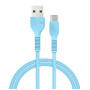 Кабель ACCLAB AL-CBCOLOR-T1BL USB-USB Type-C 1.2м Blue (1283126518249)