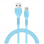 Кабель ACCLAB AL-CBCOLOR-T1BL USB-USB Type-C 1.2м Blue (1283126518249) (29594-03)