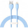 Кабель Baseus Jelly Liquid Silica Gel USB-Lightning, 2.4A, 2м Blue (CAGD000103) (33574-03)