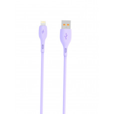 Кабель SkyDolphin S22L Soft Silicone USB - Lightning 1м, Violet (USB-000600)