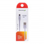 Кабель Grand-X USB-microUSB, Cu, 2.5м White (PM025W) box (23674-03)