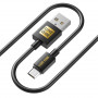 Кабель Luxe Cube USB-microUSB, 3А, 2м, чорний (8886888698483) (24794-03)