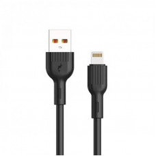Кабель SkyDolphin S03L USB - Lightning 1м, Black (USB-000416)