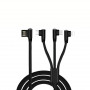 Кабель XoKo SC-340 USB-Lightning/microUSB/USB Type-C, 1.2м Black (SC-340-BK) (28145-03)